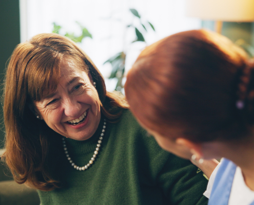 Companionship care for elderly person at home in Lancashire