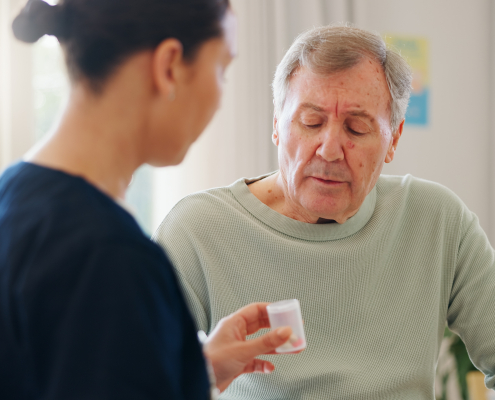 support for older people at home
